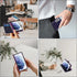 MONASAY Flip Folio Leather Wallet Case for Galaxy S22 5G, Purple, with Screen Protector & RFID Blocking, Credit Card