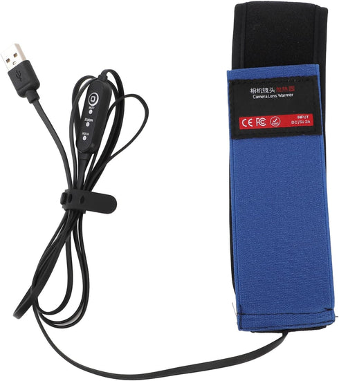 Zopsc 3 (425mm) Lens Heater Strip, Temperature Adjustable USB Dew Heater for Telescopes, Cameras, and Viewfinders