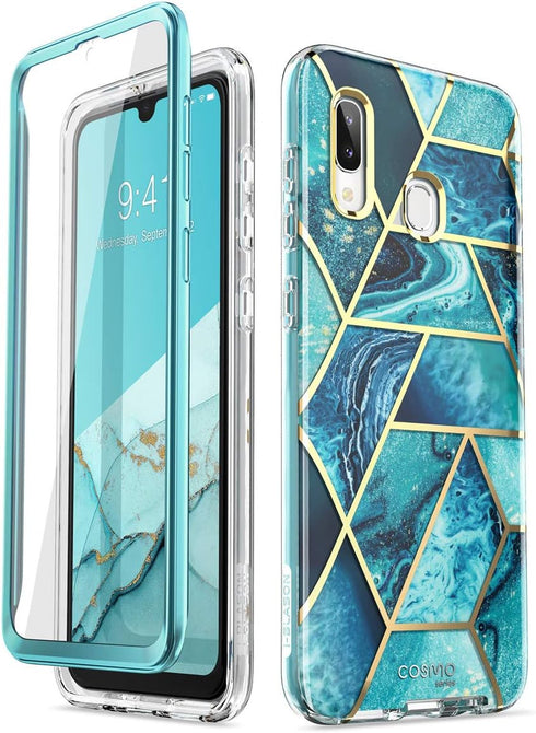 i-Blason Cosmo Series Case for Samsung Galaxy A20/A30 - Slim Full-Body Stylish Protective Case with Screen Protector