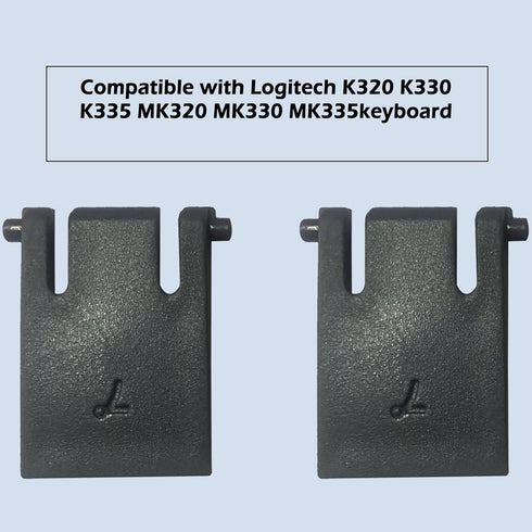 Celeyearnirs 2PC MK320 MK335 K330 Keyboard Feet Replacement Parts Compatible with Logitech Wireless Keyboard Feet