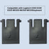 Celeyearnirs 2PC MK320 MK335 K330 Keyboard Feet Replacement Parts Compatible with Logitech Wireless Keyboard Feet