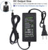 DC 12V 5A Power Supply Adapter, US Plug, 4.6FT Power Cord for LED Strip, Light, Cameras CCTV
