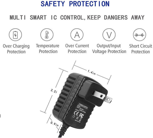 Power Cord for Braun 5513 5516 MGK3010 MGK3020 Trimmer and Clipper AC DC Adapter Supply for Multiple Models