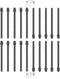 20 PCS Marker Pen Tips Replacement for BOOX Pen Plus, Pen2 Pro, Max Lumi2, Note Air2, Note5, Nova Air C Stylus