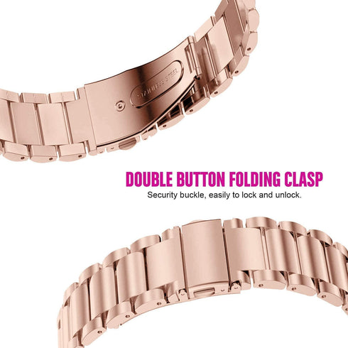 iTouch Sport 4 Bands - 20mm Stainless Steel Metal Replacement Strap Bracelet for iTouch Sport 4 / Sport 3 / AIR 3