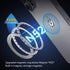 Magnetic Ring Sticker for MagSafe Phone Magnet 2 Pack, Upgrade Built-in Magnet for Wireless Charging, Universal Kit