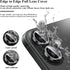 2X2 Pack 16 /16,Camera Alloy Metal Camera Lens Protector Compatible for iPhone Plus Cover Ring Tempered Glass
