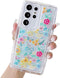 Jmltech Galaxy S23 Ultra Case - Cute Floral Soft Silicone, Slim & Flexible Protective Phone Case for Women & Girls.