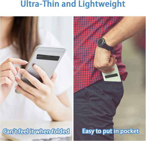 TIESOME 2 Pcs Ultra-Thin Invisible Kickstand, Adjustable Vertical and Horizontal Placement Stand, Metal Case Compatible