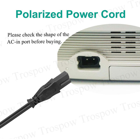 8.2ft Power Cord Replacement for Vizio E43-C2 E40-C2 E50-C1 E48-C2 E55-C1 E60-C3 E55-C2 TV