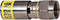 Klein Tools VDV812-606 F-Connector, Professional Grade Male Universal Compression Connectors for RG6/6Q, 10-Pack