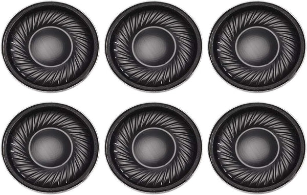 uxcell 1W 8 Ohm Micro Internal Speaker Magnet Loudspeaker, 20mm Dia, 6pcs