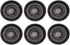 uxcell 1W 8 Ohm Micro Internal Speaker Magnet Loudspeaker, 20mm Dia, 6pcs