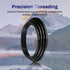 Wokyo 82mm-37mm 82mm 37mm Step Down Lens Filter Adapter Ring, Camera Lens Filter Metal Stepping Rings Kit Black