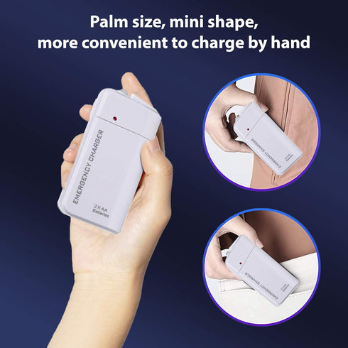 Success4Sport J3 (2017) 2 Portable AA Battery Travel Charger Works for Samsung Galaxy International and Emergency