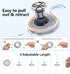 Retractable Charging Cable 100W, Multi 5 in 1 USB C Cable, Fast Charging Cord for iPhone 16/15/14/13, Samsung, MacBook,