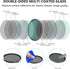 ARTCISE ND8 (37mm) Neutral Density Camera Lens Filter Professional Multi-Coated ND Filter Ultra Slim Frame Waterproof