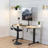 VIVO Free-Standing Dual Monitor Desk Stand, Holds 2 Ultrawide Screens up to 34 inches, Black, STAND-V002L