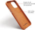 Compatible with iPhone 13, Premium Retro Leather Wallet Phone Case, Brown, with Credit Card Holder