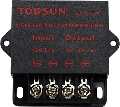 DC Converter Step Down Regulator, 5V Regulated Power Supplies Transformer (5V 3A 15W)