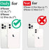 Cozycase Compatible with iPhone 12 Waterproof Case/iPhone 12 Pro Waterproof Case - Full Body Rugged Dustproof Shockproof Case with Built-in Screen Protective Case for iPhone 12/12 Pro 6.1''(Black)