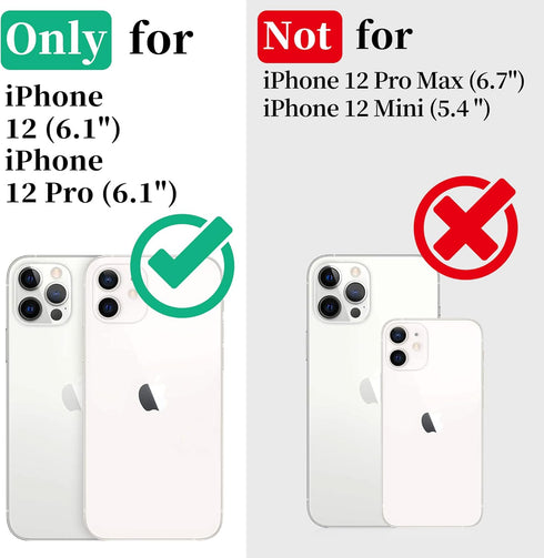 Cozycase Compatible with iPhone 12 Waterproof Case/iPhone 12 Pro - Full Body Rugged Dustproof Shockproof Case with