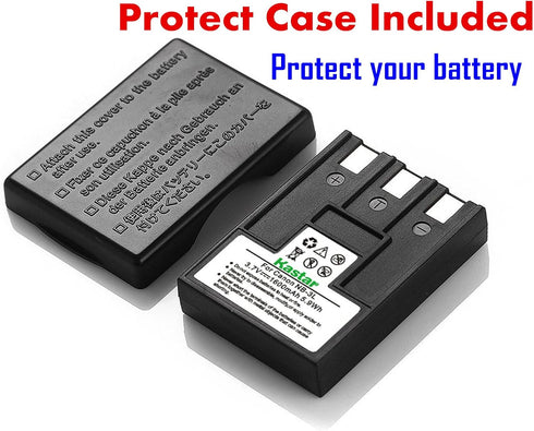 Kastar NB-3L Battery Replacement for Canon Powershot SD550, SD500, SD110, SD100, SD10