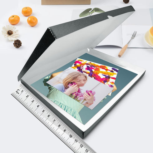 Lineco Archival Folio Storage Boxboard, Acid-Free with Metal Edges for Organizing Photos and Crafts