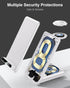 3 in 1 Wireless Charging Stand, Fast Wireless Charger for Apple Watch Ultra 10 9 8 7 6 SE 5 4 3, Made for iPhone