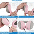 Geekria 2 Pairs Knit Headphones Ear Covers, Washable & Stretchable Sanitary Earcup Protectors for Over-Ear Headsets,