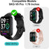 Case Compatible with SKG V9 Pro with Screen Protector, Ultra-Thin Hard PC Bumper with Tempered Glass, Full Protection Face Cover Scratch Resistant for SKG V9 1.78" AMOLED Smartwatch (Clear+Clear)