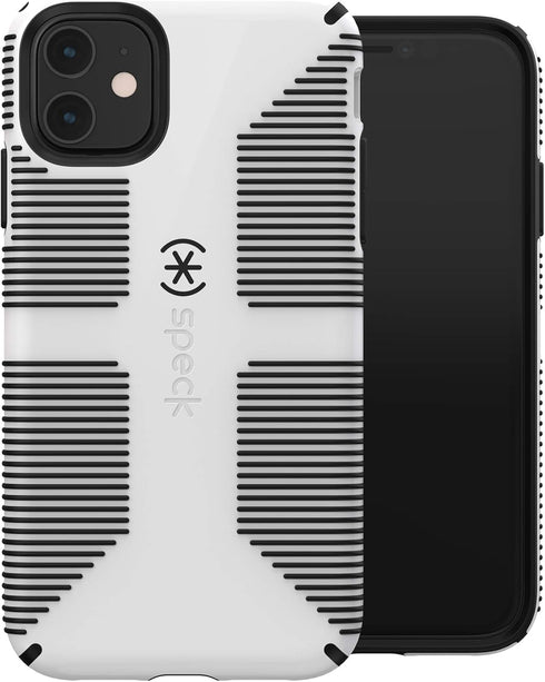 Speck 11 iPhone Case - Drop Protection, Raised Bumpers & Extra Grip Slim Design with Dual Layer Protective Cushion & Qi