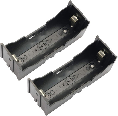 Tegg 2PCS 26650 Battery Holder for 26650 3.7V Lithium Battery, Single Slot DIY Holder