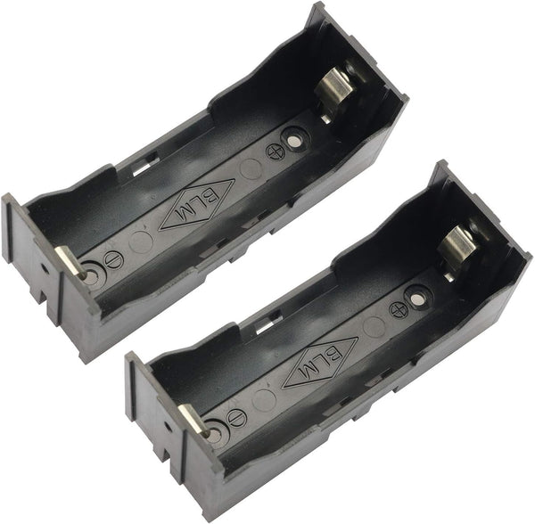 Tegg 2PCS 26650 Battery Holder for 26650 3.7V Lithium Battery, Single Slot DIY Holder