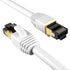 Cables Direct Online Cat8 White 7FT SFTP Ethernet Patch Cable, 40Gbps 2000Mhz Shielded Copper