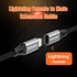 AGVEE 6.6ft Lightning Extension Cable, Braided Female to Male Extender Full Function Cord Compatible with iPhone iPad,