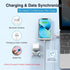 ZENEE Battery Case for iPhone 13/13 Pro/14/14 Pro, 7000mAh Portable Extended Charger Cover (6.1 inch) - Gray