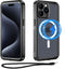 Waterproof Magnetic Case for iPhone 15 Pro Max 6.7 Inch, Built-in Screen Protector, Shockproof Dustproof Heavy Duty