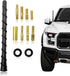 Rdxcv Car Spiral Antenna, 7 Inch Waterproof PVC Rubber Radio Antenna with Threaded
