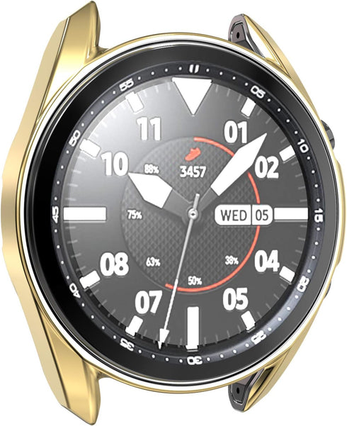 Compatible with Samsung Galaxy Watch 3 41mm 45mm Case, Soft TPU Shock Resistant Protective Cover, Five Colors