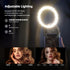 NEEWER 4" 5W 500mAh/CRI85 BR40 Entry Level Version Phone Selfie Ring Light Compatible with iPhone, Bi Color