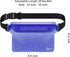 Waterproof pouch Waterproof Waist Pouch 2-Pack Waterproof Fanny Pack Beach Accessories Safe & Dry for Boating Swimming fishing Kayaking Snorkeling Beach Keep Your Phone and Valuables Dry
