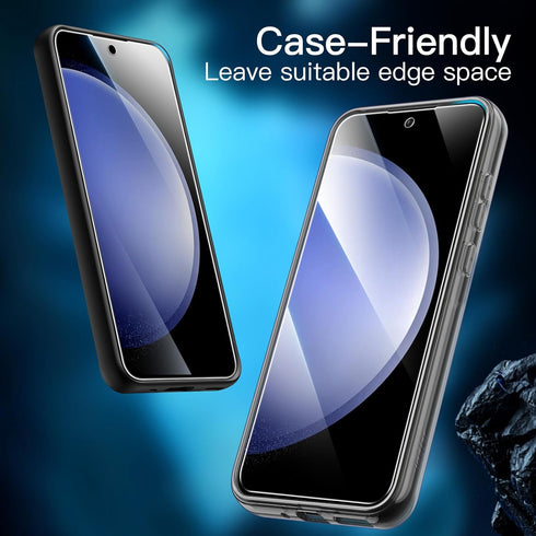 JETech Screen Protector for Samsung Galaxy S23 FE (6.4-Inch) - Fingerprint Compatible, HD Clear, 3-Pack