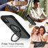 BENTOBEN Magnetic Case for iPhone 11, Black, Compatible with MagSafe, Rotatable Ring Holder Kickstand Design