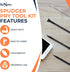KESEM 8pcs Spudger Pry Opening Tool Kit, Plastic & Metal Spudger Prying & Open Tools for iPhone, Laptop, iPad, Cell