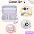 Case Compatible with DYLANTO for Anchioo for ESOXOFFORE for YTETCN for WEEFUN for GKTZ for Amzelas Instant Print Camera, Kids Camera Storage Holder Organizer for Accessories (Box Only) - White
