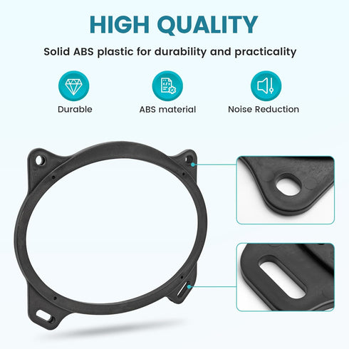 6x9 Inch Rear Deck Speaker Adapter Spacer Ring for Toyota Camry/Corolla/Yaris 2002-2013 Aftermarket Radio Mounting