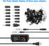 SoulBay Universal AC DC Power Supply Adapter 72W 3V to 24V Output with Adjustable Voltage & Volt Display for Household Electronics, 14pcs Tips & 1pc Reverse Polarity Cable Included, 3000mA Max
