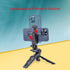 Zeadio Phone Tripod Stabilizer Grip, Smartphone Handheld Portable Selfie Stick Desktop Tabletop Stand Mount Holder
