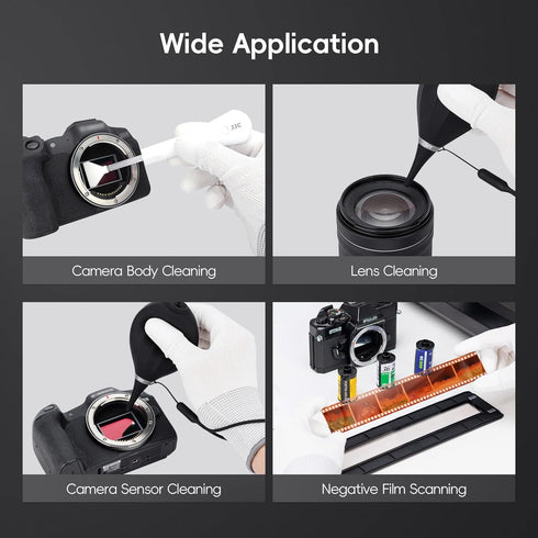 JJC Polyester Anti-Static Cleaning Gloves for Camera Lens CCD CMOS Sensor, Free Size - 2 Pair
